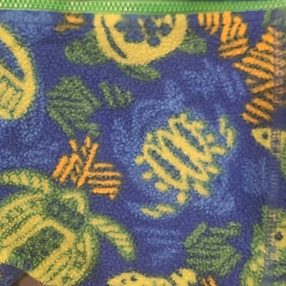 PATAGONIA FLEECE TURTLE PRINT ZIP UP HOODIE JACKET - Picture 2 of 11